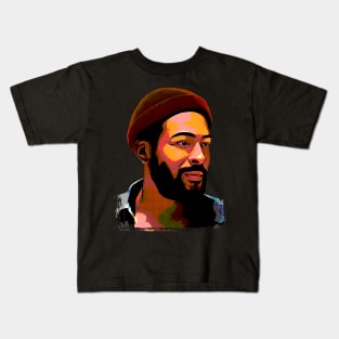 Marvin Gaye Vintage Grunge Pop art Kids T-Shirt